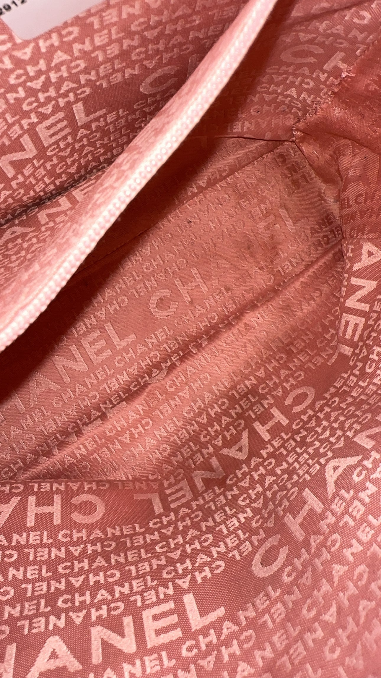 CHANEL vintage pink tote bag