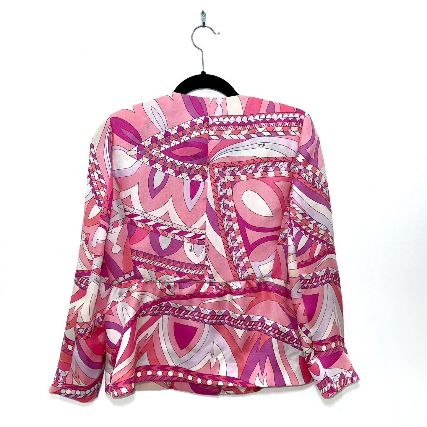 EMILIO PUCCI Silk Pink Jacket