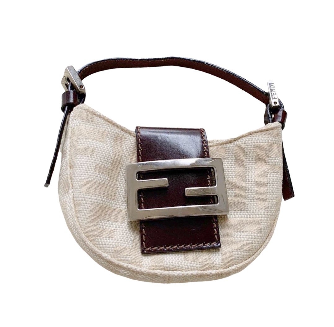 Fendi Canvas Mini Croissant