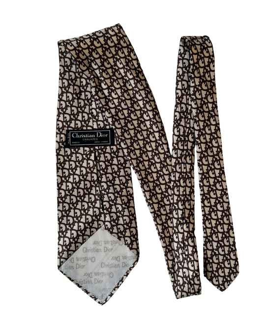 Christian Dior Monogram Silk Tie