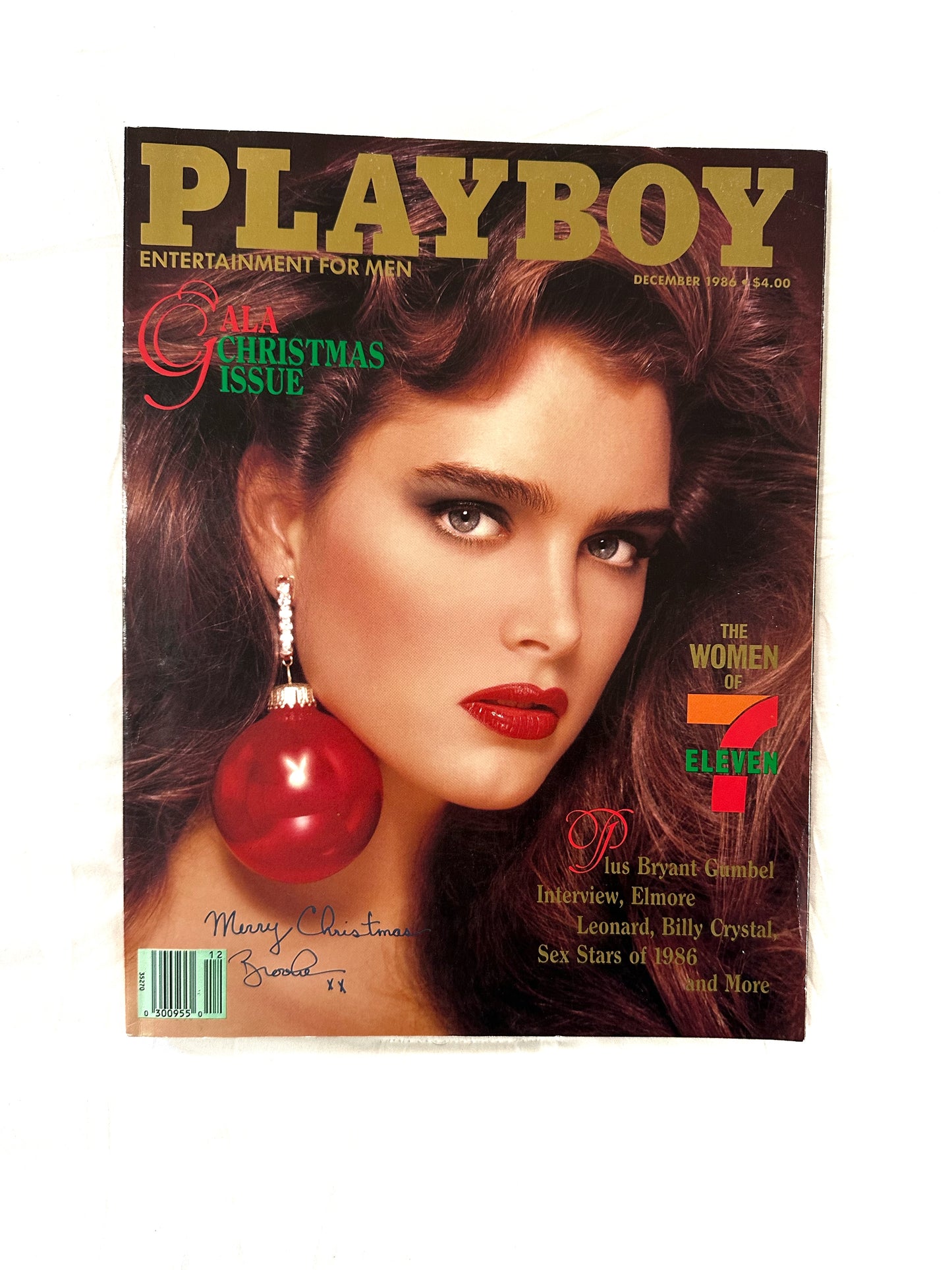 Playboy, December 1986 - Brooke Shields